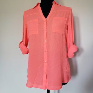 xs || express || SALMON PINK PORTOFINO SHIRT